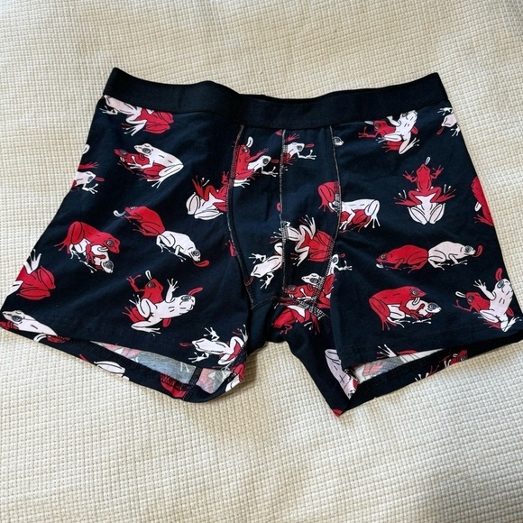Urban Outfitters Tossed Frogs Boxer Briefs Size Large New without Tags - Picture 1 of 2